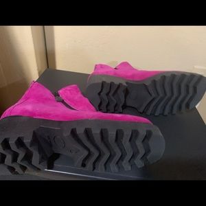 Bogner Suede Ski Boots